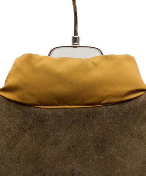 RRL（ダブルアールエル）RRL (ダブルアールエル) スエード切替中綿ベスト ブラウン サイズ:Mの古着・服飾アイテム