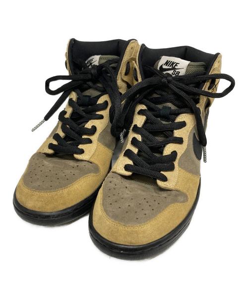 NIKE SB（ナイキエスビー）NIKE SB (ナイキエスビー) ハイカットスニーカー ブラウン サイズ:27.5㎝の古着・服飾アイテム