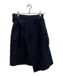 COMME des GARCONS（コムデギャルソン）の古着「カーゴポケットラップスカート」｜ブラック