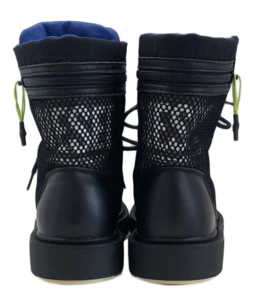 DIESEL（ディーゼル）DIESEL (ディーゼル) H-CAGEサイドジップブーツ ブラック サイズ:28㎝の古着・服飾アイテム