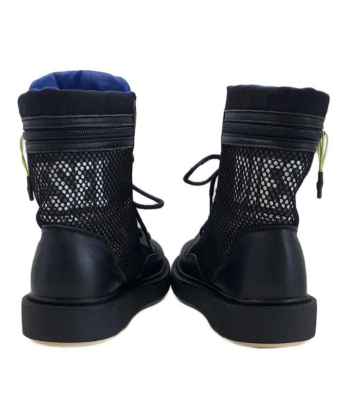 DIESEL（ディーゼル）DIESEL (ディーゼル) H-CAGEサイドジップブーツ ブラック サイズ:28㎝の古着・服飾アイテム