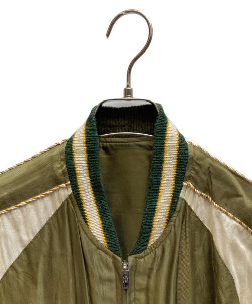 TAILOR TOYO（テーラー東洋）TAILOR TOYO (テーラー東洋) BEAMS (ビームス) 別注スカジャン グリーン サイズ:Sの古着・服飾アイテム