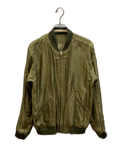 TAILOR TOYO（テーラー東洋）TAILOR TOYO (テーラー東洋) BEAMS (ビームス) 別注スカジャン グリーン サイズ:Sの古着・服飾アイテム