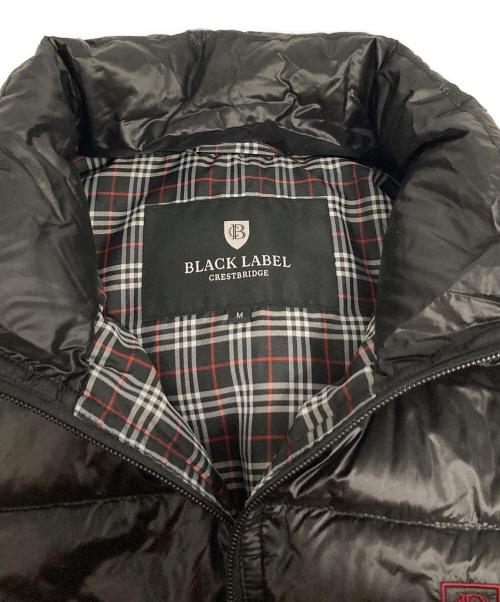 BLACK LABEL CRESTBRIDGE（ブラックレーベル クレストブリッジ）BLACK LABEL CRESTBRIDGE (ブラックレーベル クレストブリッジ) 5way シャイニー ダウンジャケット ブラック サイズ:Mの古着・服飾アイテム