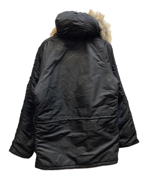 ALPHA（アルファ）ALPHA (アルファ) N-3B フライトジャケット ブラック サイズ:XLの古着・服飾アイテム