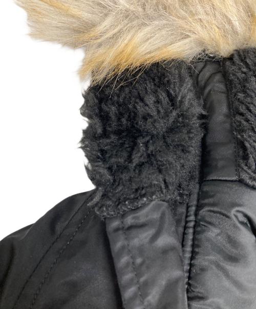 ALPHA（アルファ）ALPHA (アルファ) N-3B フライトジャケット ブラック サイズ:XLの古着・服飾アイテム