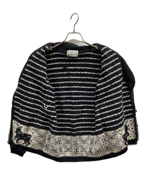 PENDLETON（ペンドルトン）PENDLETON (ペンドルトン) ショールカラーノルディックカーディガン ブラック サイズ:Mの古着・服飾アイテム