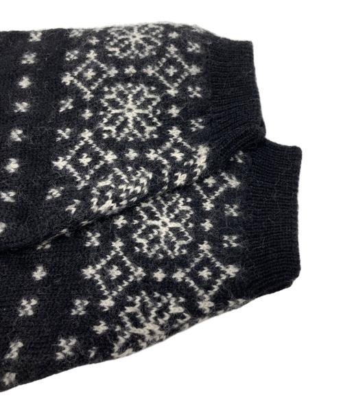 PENDLETON（ペンドルトン）PENDLETON (ペンドルトン) ショールカラーノルディックカーディガン ブラック サイズ:Mの古着・服飾アイテム