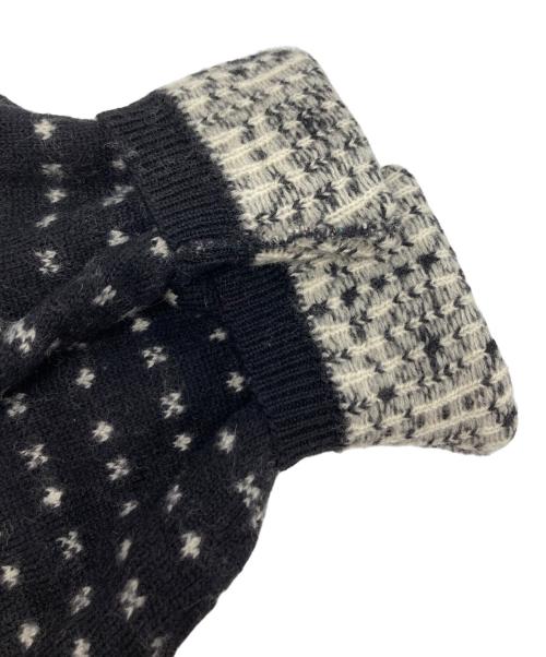 PENDLETON（ペンドルトン）PENDLETON (ペンドルトン) ショールカラーノルディックカーディガン ブラック サイズ:Mの古着・服飾アイテム