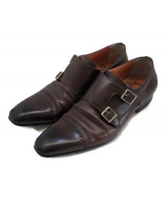 中古・古着通販】Santoni (サントーニ) スウェードローファー ブラウン