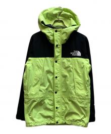 THE NORTH FACE（ザ ノース フェイス）の古着「マウンテンライトジャケット」｜グリーン×ブラック