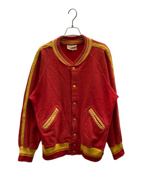 USMC（ユーエスエムシー）USMC (ユーエスエムシー) 50'sアスレチックウォームアップジャケット レッド サイズ:40の古着・服飾アイテム
