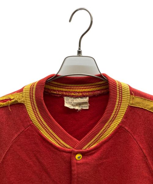 USMC（ユーエスエムシー）USMC (ユーエスエムシー) 50'sアスレチックウォームアップジャケット レッド サイズ:40の古着・服飾アイテム