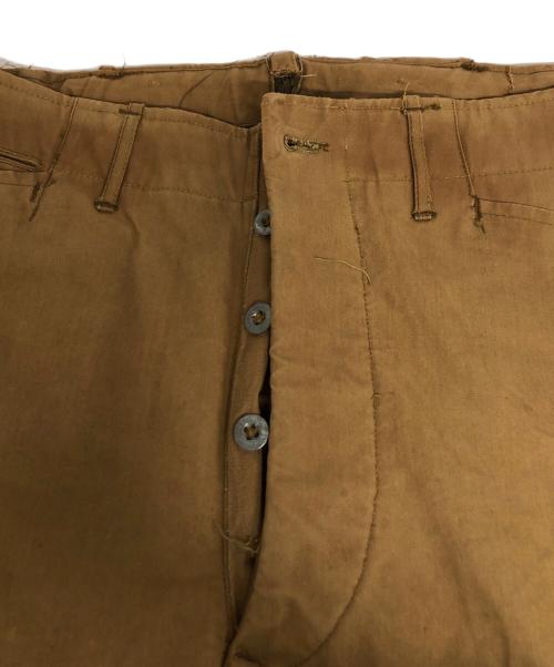 US ARMY（ユーエスアーミー）US ARMY (ユーエスアーミー) メタルボタンミリタリーパンツ ブラウン サイズ:-の古着・服飾アイテム