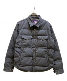 THE NORTHFACE PURPLELABEL（ザ・ノースフェイス パープルレーベル）の古着「ダウンシャツジャケット」｜グレー