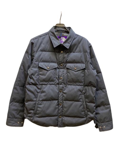 THE NORTHFACE PURPLELABEL（ザ・ノースフェイス パープルレーベル）THE NORTHFACE PURPLELABEL (ザ・ノースフェイス パープルレーベル) ダウンシャツジャケット グレー サイズ:Lの古着・服飾アイテム