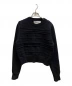 DAIRIKUダイリク）の古着「CROSS TITE KNIT」｜ブラック