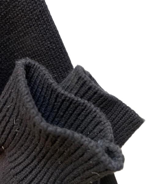 DAIRIKU（ダイリク）DAIRIKU (ダイリク) CROSS TITE KNIT ブラック サイズ:Mの古着・服飾アイテム