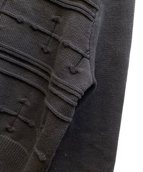 DAIRIKU（ダイリク）DAIRIKU (ダイリク) CROSS TITE KNIT ブラック サイズ:Mの古着・服飾アイテム