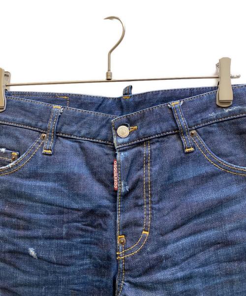 DSQUARED2（ディースクエアード）DSQUARED2 (ディースクエアード) SEXY TWIST JEAN インディゴ サイズ:48の古着・服飾アイテム