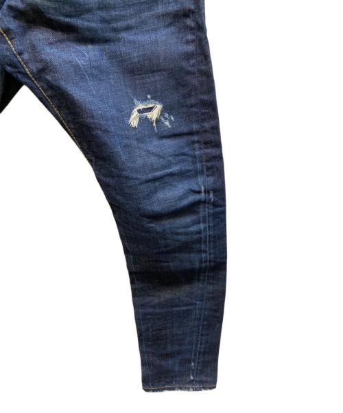 DSQUARED2（ディースクエアード）DSQUARED2 (ディースクエアード) SEXY TWIST JEAN インディゴ サイズ:48の古着・服飾アイテム