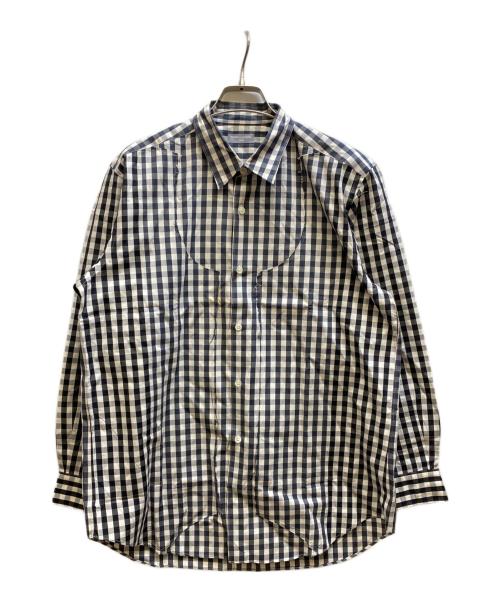 COMME des GARCONS HOMME（コムデギャルソン オム）COMME des GARCONS HOMME (コムデギャルソン オム) ギンガムチェックシャツ ホワイト×ブラック サイズ:記載なしの古着・服飾アイテム