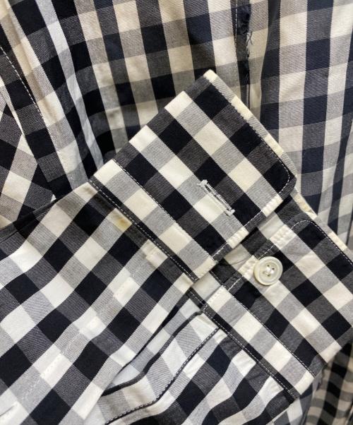 COMME des GARCONS HOMME（コムデギャルソン オム）COMME des GARCONS HOMME (コムデギャルソン オム) ギンガムチェックシャツ ホワイト×ブラック サイズ:記載なしの古着・服飾アイテム