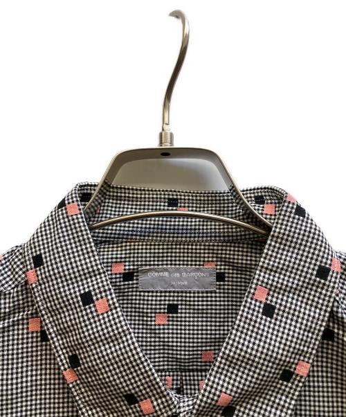 COMME des GARCONS HOMME（コムデギャルソン オム）COMME des GARCONS HOMME (コムデギャルソン オム) チェック×ドッド長袖シャツ グレー サイズ:記載なしの古着・服飾アイテム