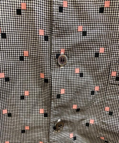 COMME des GARCONS HOMME（コムデギャルソン オム）COMME des GARCONS HOMME (コムデギャルソン オム) チェック×ドッド長袖シャツ グレー サイズ:記載なしの古着・服飾アイテム