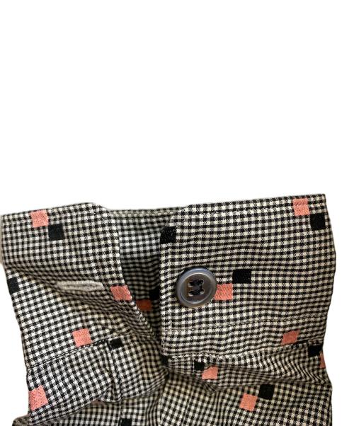 COMME des GARCONS HOMME（コムデギャルソン オム）COMME des GARCONS HOMME (コムデギャルソン オム) チェック×ドッド長袖シャツ グレー サイズ:記載なしの古着・服飾アイテム