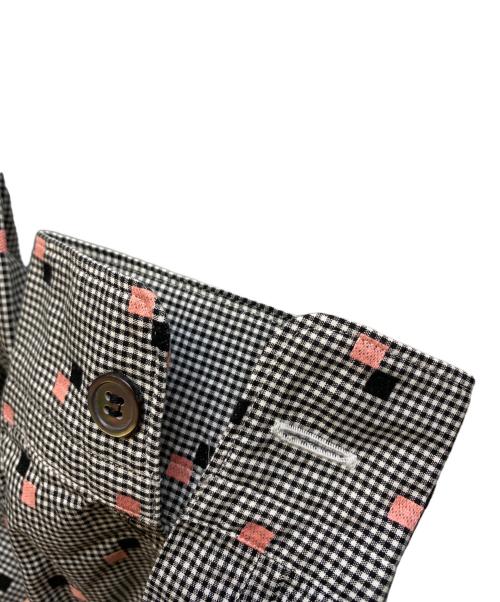 COMME des GARCONS HOMME（コムデギャルソン オム）COMME des GARCONS HOMME (コムデギャルソン オム) チェック×ドッド長袖シャツ グレー サイズ:記載なしの古着・服飾アイテム