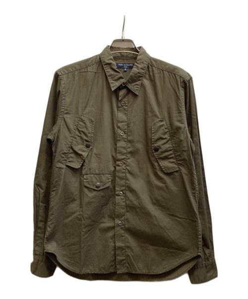 COMME des GARCONS HOMME（コムデギャルソン オム）COMME des GARCONS HOMME (コムデギャルソン オム) 3ポケットL/Sシャツ/HT-B033 オリーブ サイズ:Sの古着・服飾アイテム