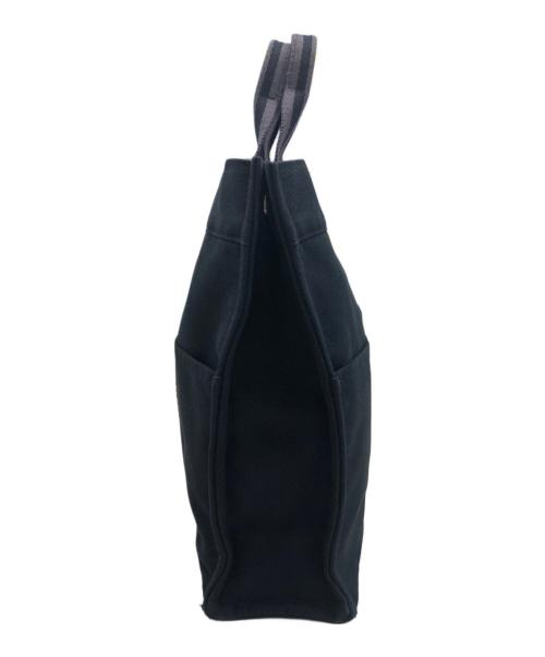 HERMES（エルメス）HERMES (エルメス) エールラインMMトートバッグ ブラックの古着・服飾アイテム