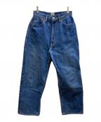 CIOTAシオタ）の古着「スビンコットン 13.5oz ハイウエストデニム」｜インディゴ