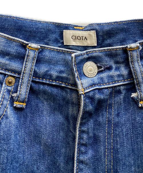 CIOTA（シオタ）CIOTA (シオタ) スビンコットン 13.5oz ハイウエストデニム インディゴ サイズ:29の古着・服飾アイテム