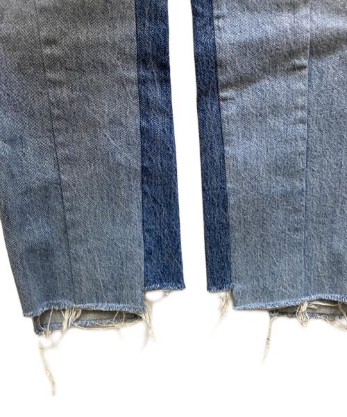 Maison Margiela（メゾンマルジェラ）Maison Margiela (メゾンマルジェラ) 再構築カットオフデニムパンツ インディゴ サイズ:40の古着・服飾アイテム