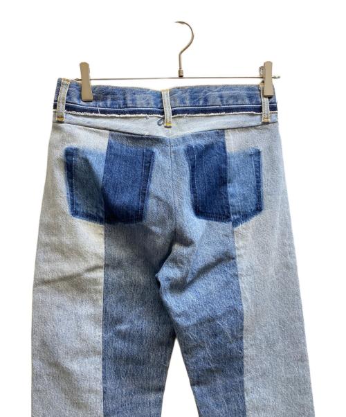 Maison Margiela（メゾンマルジェラ）Maison Margiela (メゾンマルジェラ) 再構築カットオフデニムパンツ インディゴ サイズ:40の古着・服飾アイテム