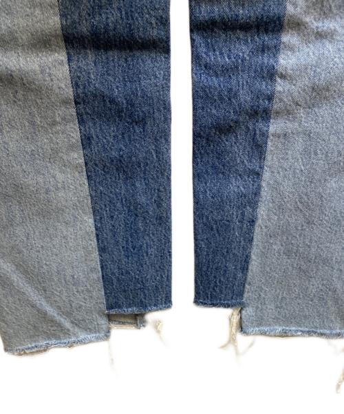 Maison Margiela（メゾンマルジェラ）Maison Margiela (メゾンマルジェラ) 再構築カットオフデニムパンツ インディゴ サイズ:40の古着・服飾アイテム