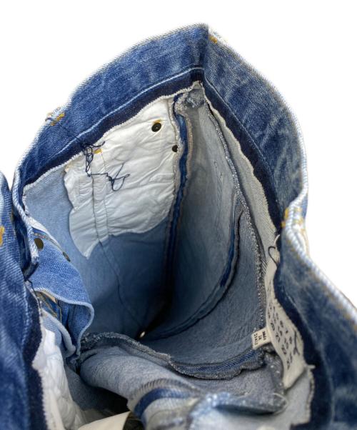 Maison Margiela（メゾンマルジェラ）Maison Margiela (メゾンマルジェラ) 再構築カットオフデニムパンツ インディゴ サイズ:40の古着・服飾アイテム