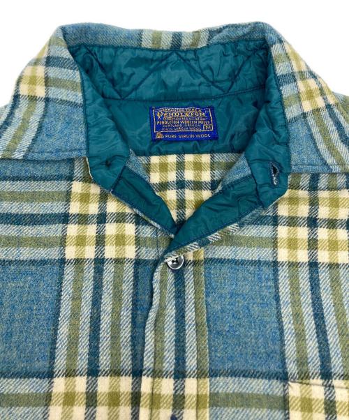 PENDLETON（ペンドルトン）PENDLETON (ペンドルトン) チェックシャツ ブルー サイズ:Mの古着・服飾アイテム