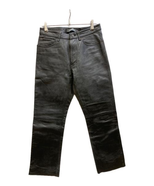 GAP（ギャップ）GAP (ギャップ) 90‘s boot fit レザーパンツ ブラック サイズ:w31/l30の古着・服飾アイテム