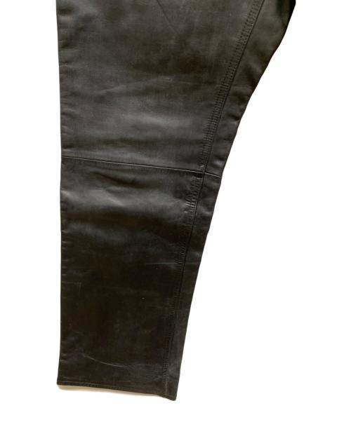 GAP（ギャップ）GAP (ギャップ) 90‘s boot fit レザーパンツ ブラック サイズ:w31/l30の古着・服飾アイテム