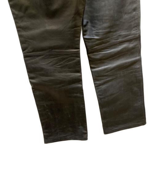 GAP（ギャップ）GAP (ギャップ) 90‘s boot fit レザーパンツ ブラック サイズ:w31/l30の古着・服飾アイテム