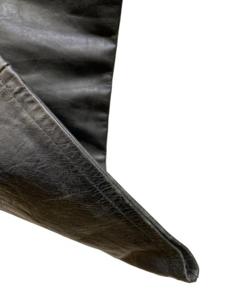 GAP（ギャップ）GAP (ギャップ) 90‘s boot fit レザーパンツ ブラック サイズ:w31/l30の古着・服飾アイテム