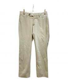 PT TORINO（ピーティートリノ）の古着「ノープリーツ スラックス」｜ホワイト