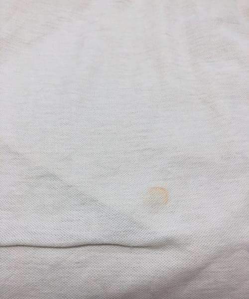 Champion（チャンピオン）Champion (チャンピオン) バータグ後期 ダンネックシャツ ホワイト×レッド サイズ:Lの古着・服飾アイテム