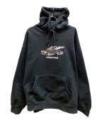 BUDSPOOL×葵産業バッズプール×アオイインダストリー）の古着「SMOKE CAR HOODED SWEAT SHIRT」｜ブラック