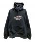 BUDSPOOL（バッズプール）の古着「SMOKE CAR HOODED SWEAT SHIRT」｜ブラック