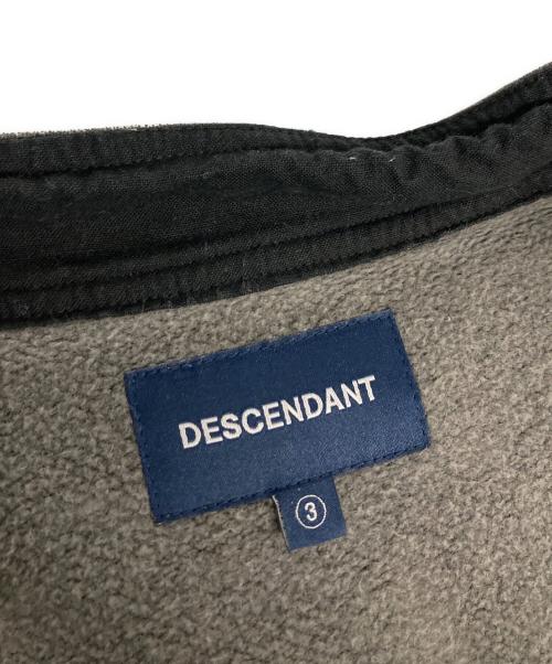 DESCENDANT（ディセンダント）DESCENDANT (ディセンダント) ヘンリーネック スウェット グレー サイズ:3の古着・服飾アイテム