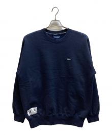 DESCENDANT（ディセンダント）の古着「ロゴスウェット」｜ネイビー